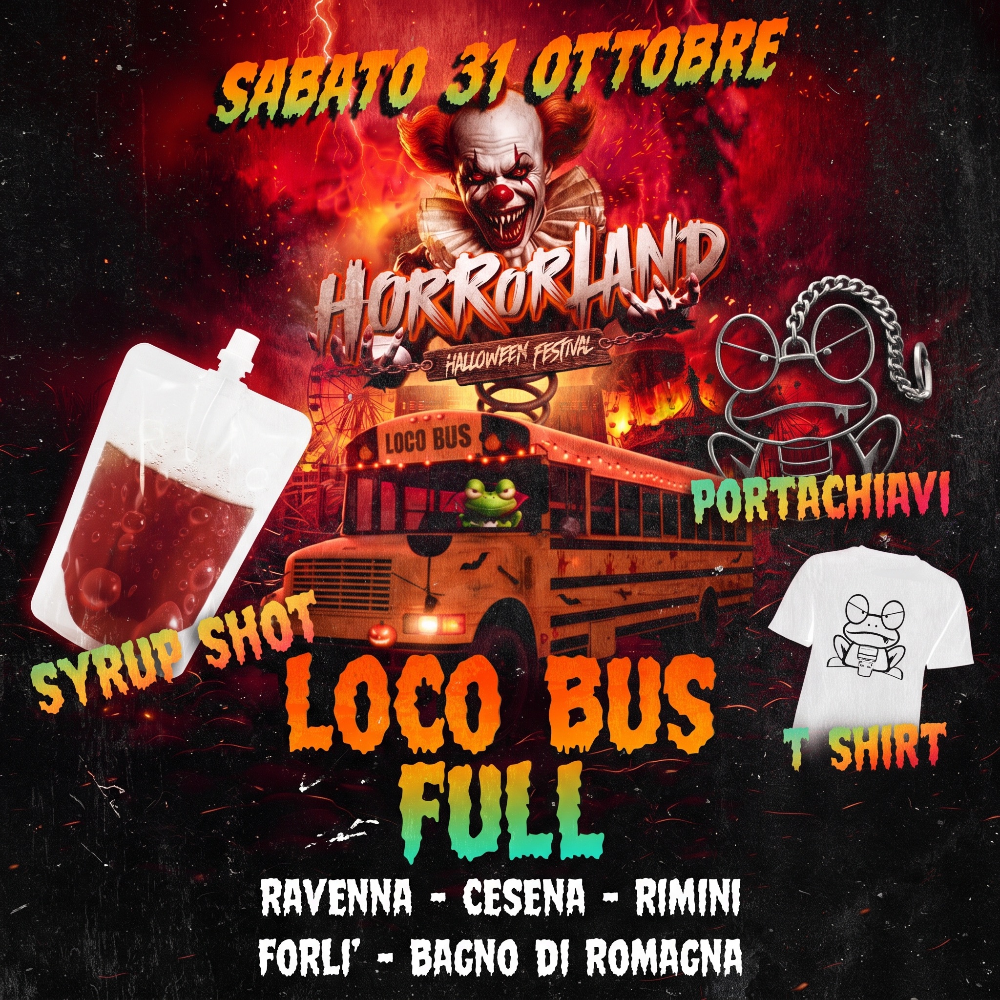 LocoBus Full per Horrorland Halloween Festival 2026
